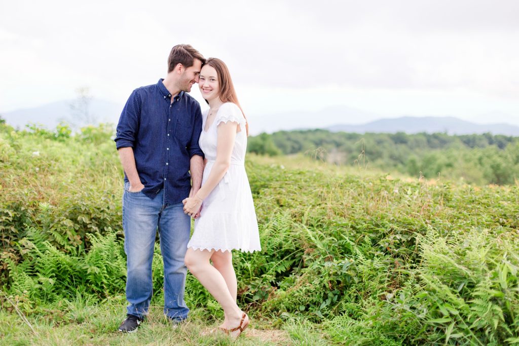 engagement session at The Beauty Spot in Erwin TN