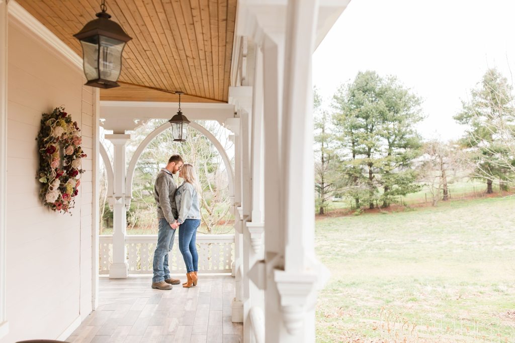 the side porch wedding in johnson city tn, white barns, tennessee weddings