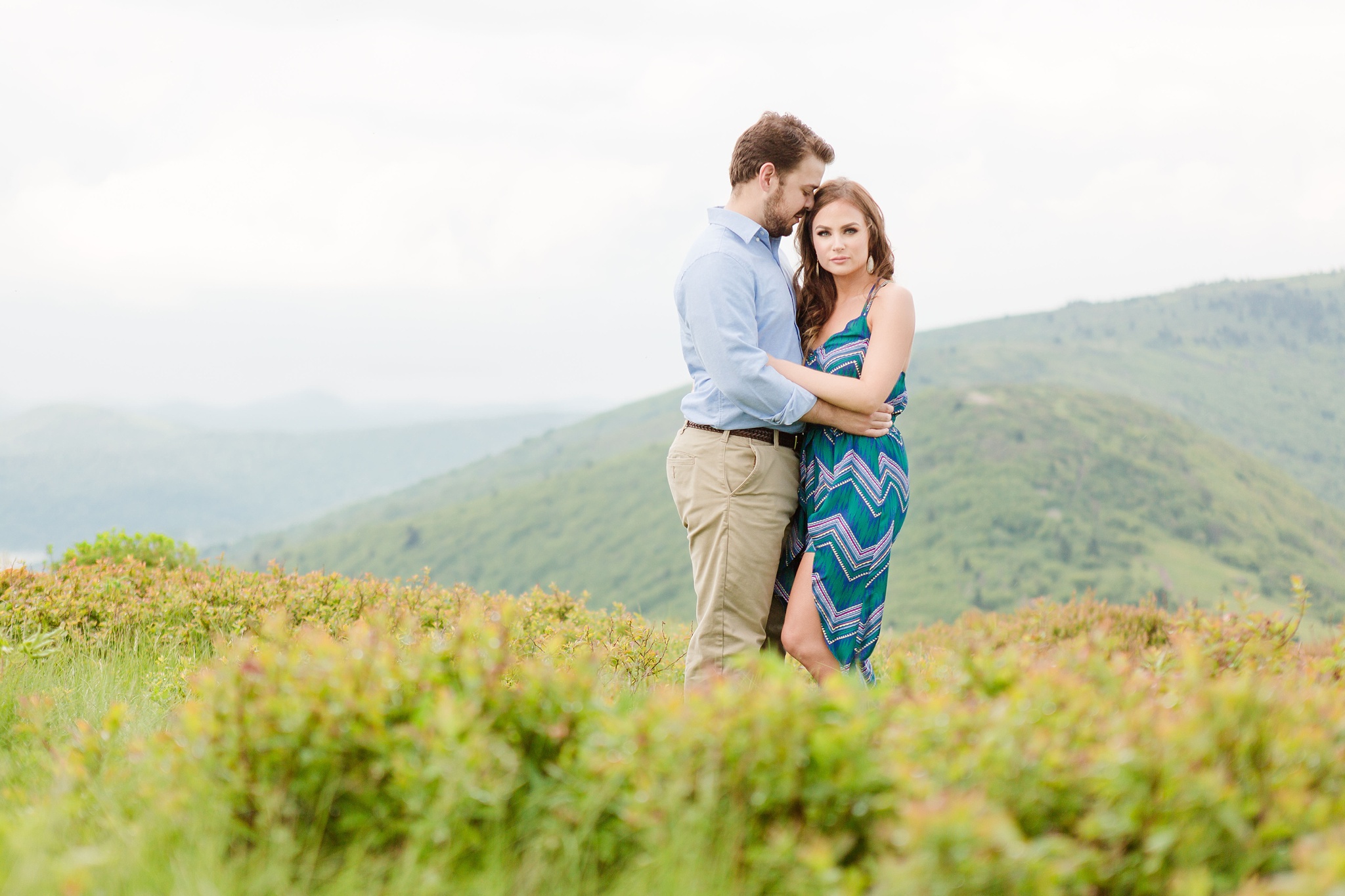 Roan Mountain Engagement Adiaha and Matt