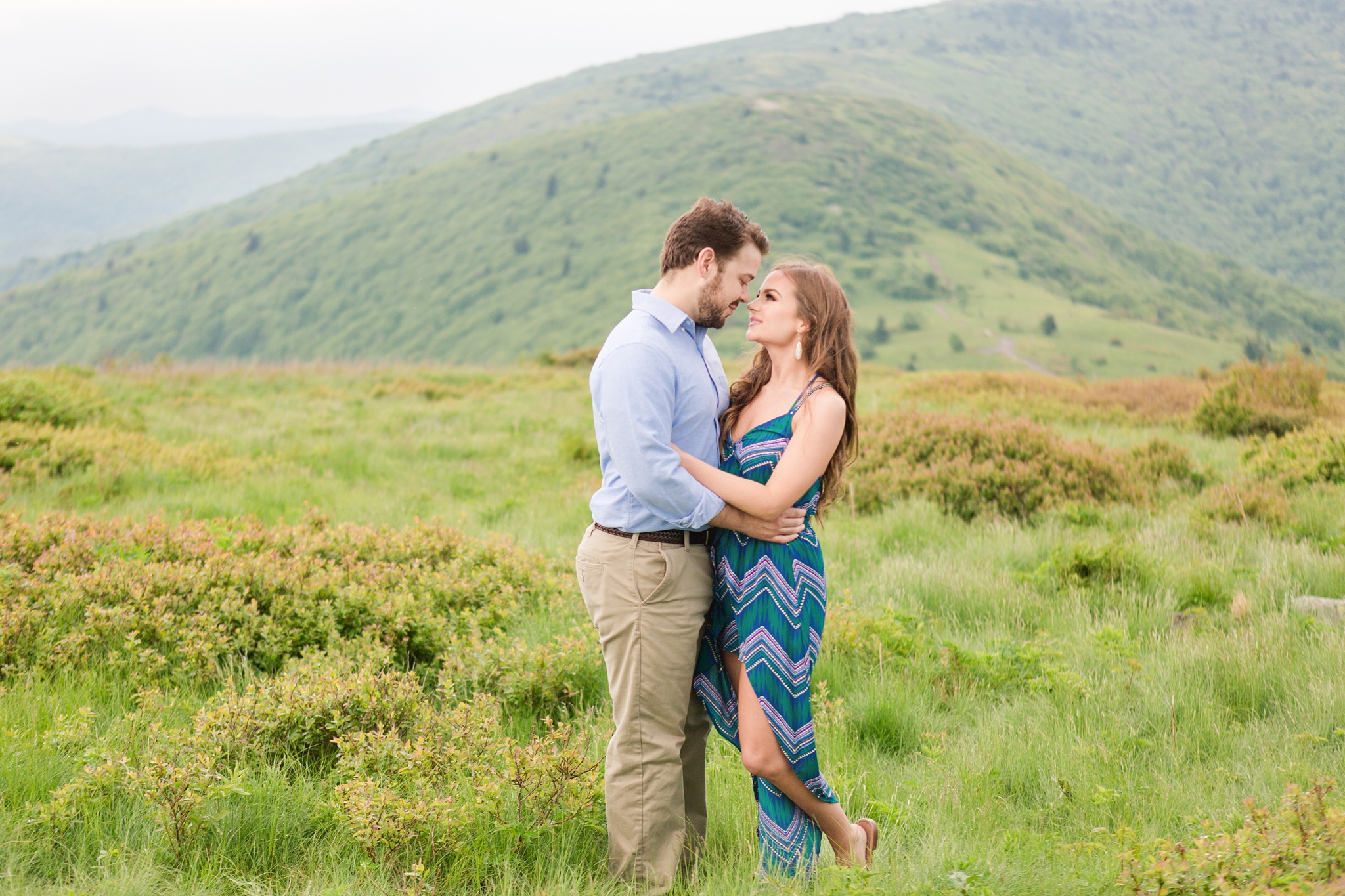 Roan Mountain Engagement Adiaha and Matt