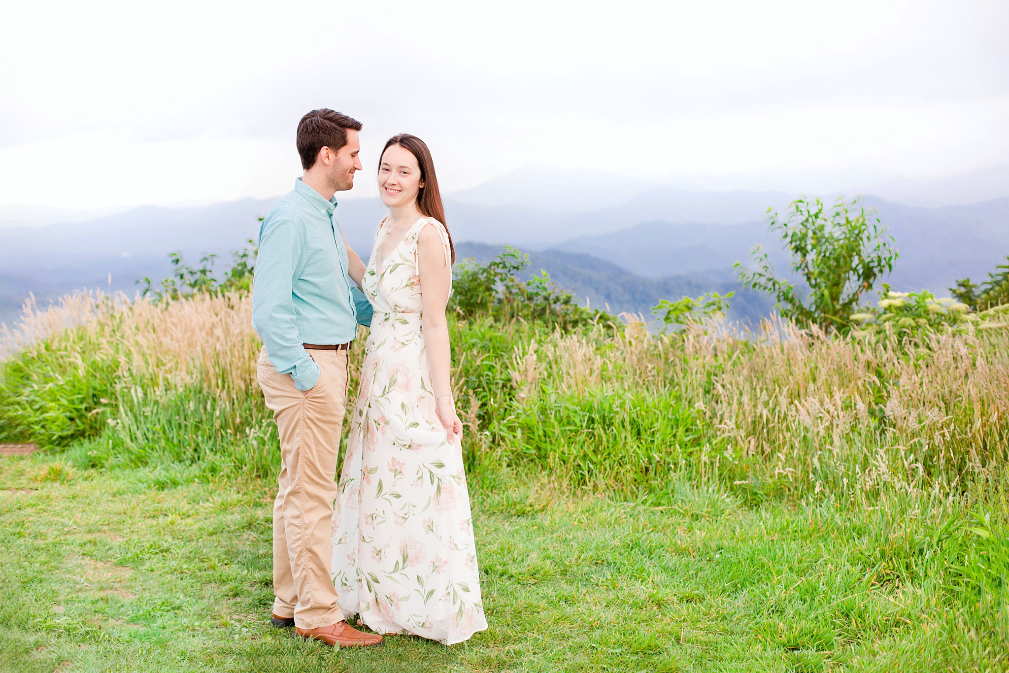 engagement session at The Beauty Spot in Erwin TN